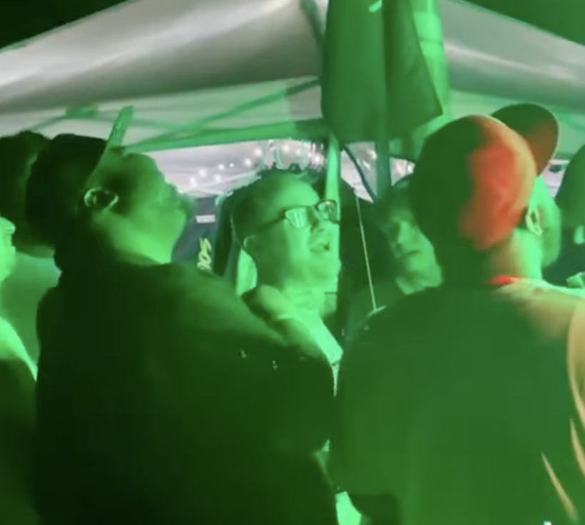 Lil Wyte Backstage While Nu Breed & Jesse Howard Perform “Welcome To My House”